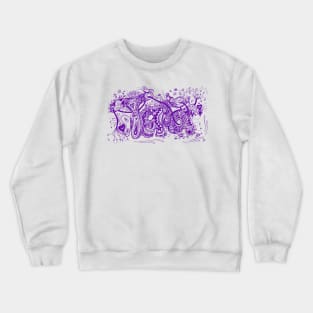 Tara - an Aussie Tangled Name in Purple Crewneck Sweatshirt